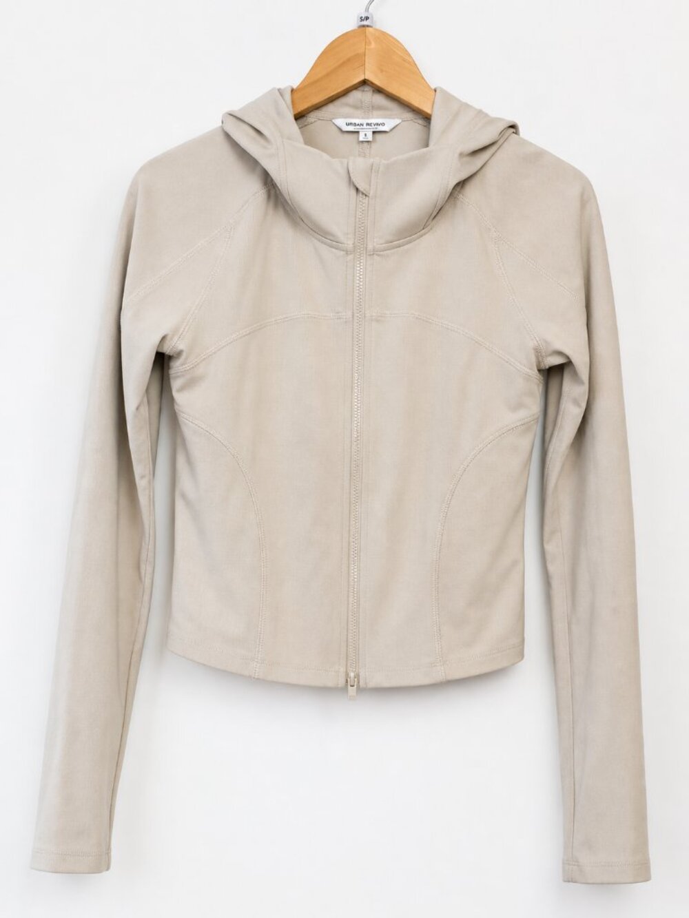 Urban Revivo Cropped Zip-Up Hoodie – Size 6